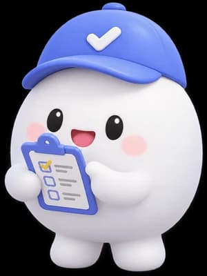 점검표를 든 운영IN 마스코트